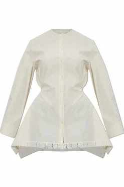 Lanvin cream Shirt with drawstring waist
