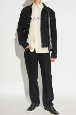 Lanvin cream Shirt with logo