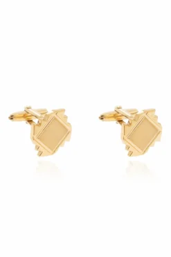 Lanvin GOLD Cufflinks with matte finish