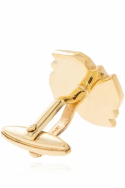 Lanvin GOLD Cufflinks with matte finish