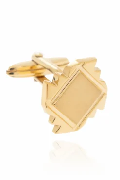 Lanvin GOLD Cufflinks with matte finish