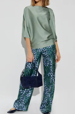 Lanvin GREEN Satin top