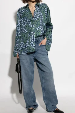 Lanvin GREEN Silk shirt