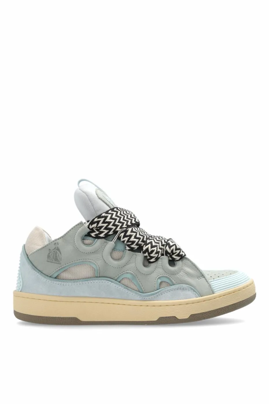 Lanvin light blue "Curb" sports shoes