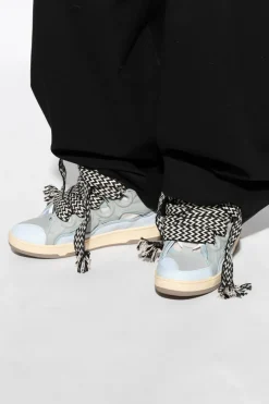 Lanvin light blue "Curb" sports shoes