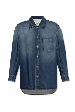 Lanvin NAVY BLUE Denim shirt