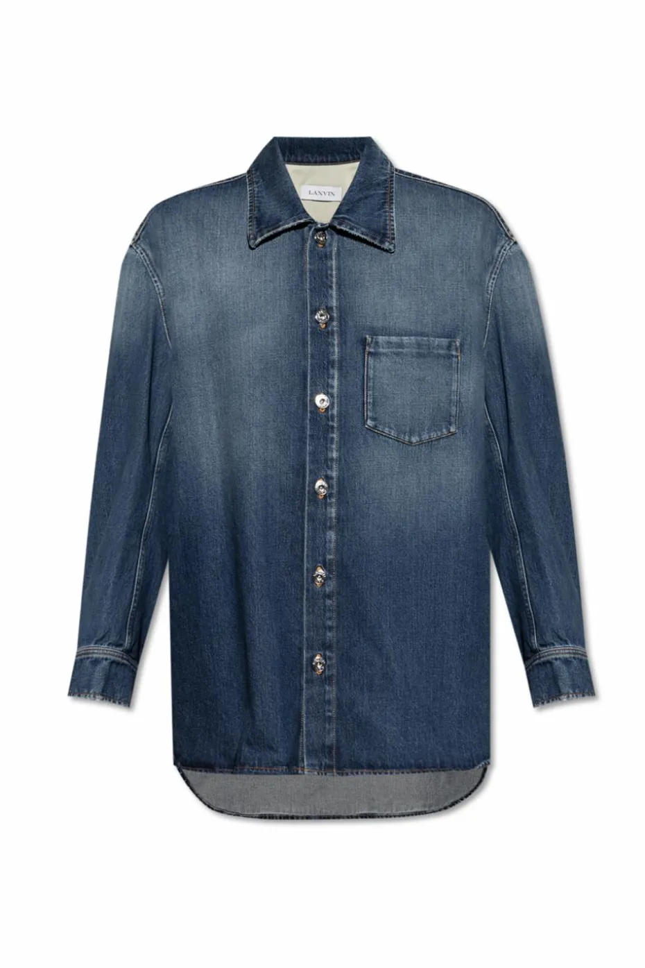 Lanvin NAVY BLUE Denim shirt