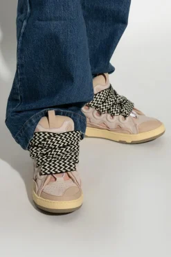 Lanvin PINK Curb sneakers