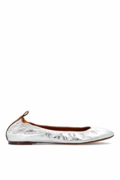Lanvin SILVER Leather ballet flats