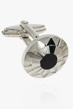 Lanvin SILVER Round cufflinks