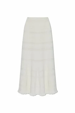 Lanvin WHITE Cotton skirt