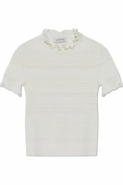 Lanvin WHITE Cotton top