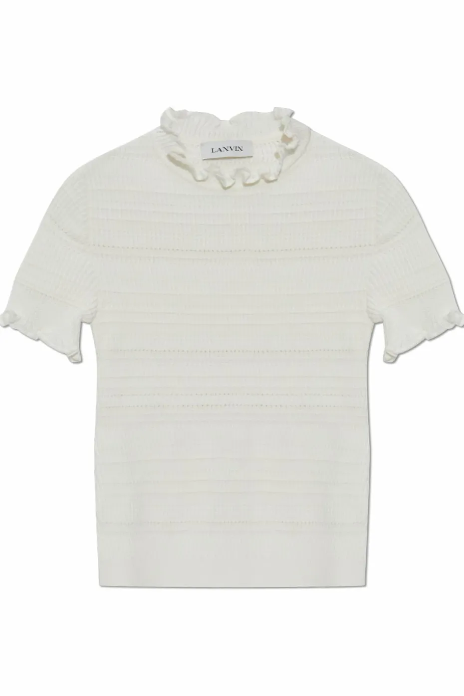 Lanvin WHITE Cotton top