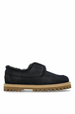 Le Silla NAVY BLUE Suede shoes