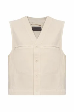 Lemaire beige Denim vest