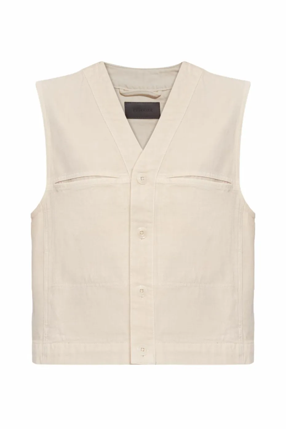 Lemaire beige Denim vest