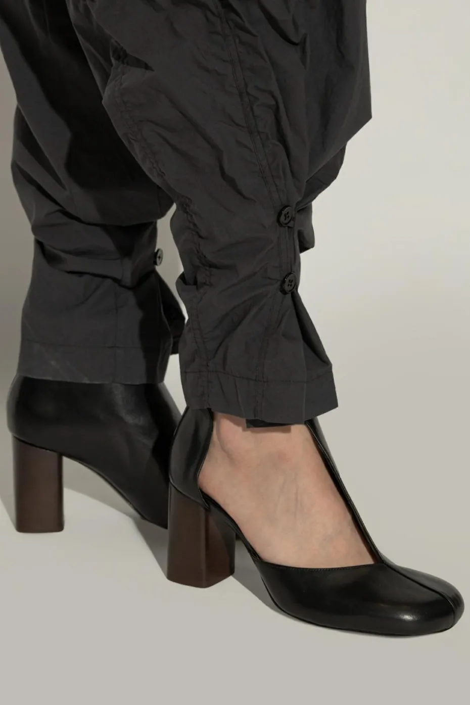 Lemaire BLACK Heeled shoes Cut Out
