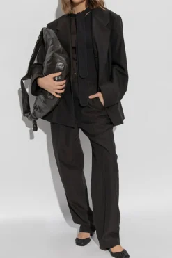 Lemaire BROWN Pleated pants