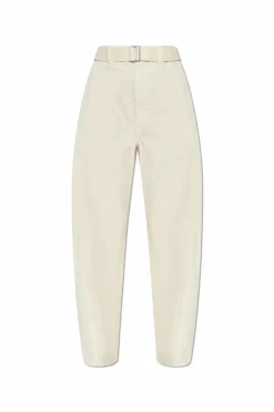 Lemaire cream High-waisted jeans