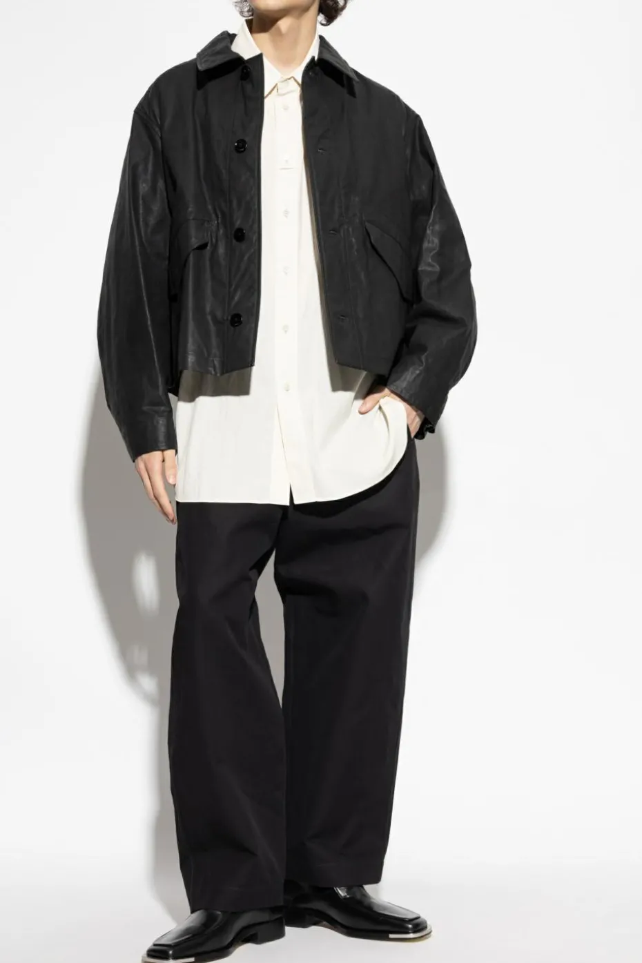 Lemaire cream Loose-fit shirt