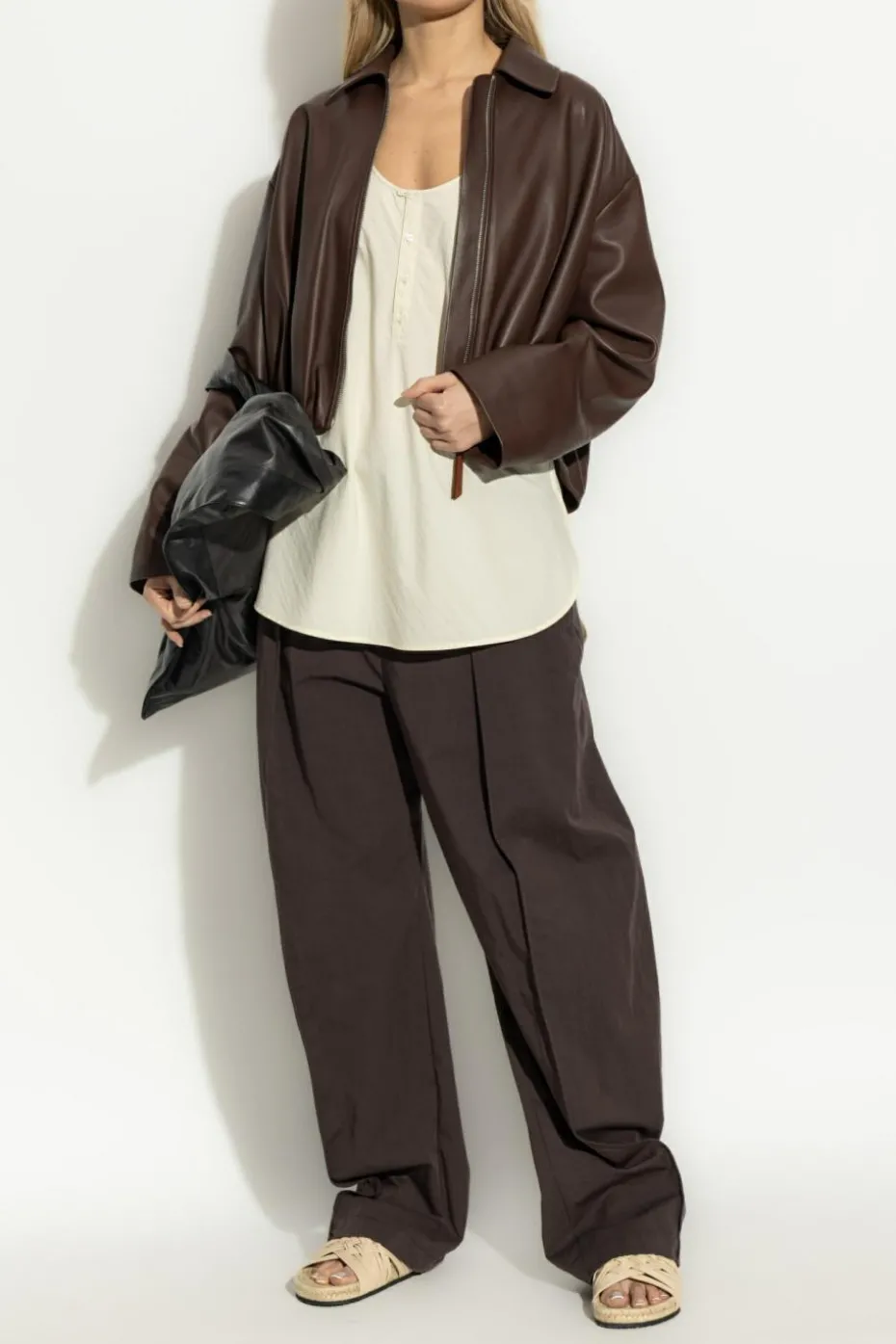 Lemaire cream Strappy top