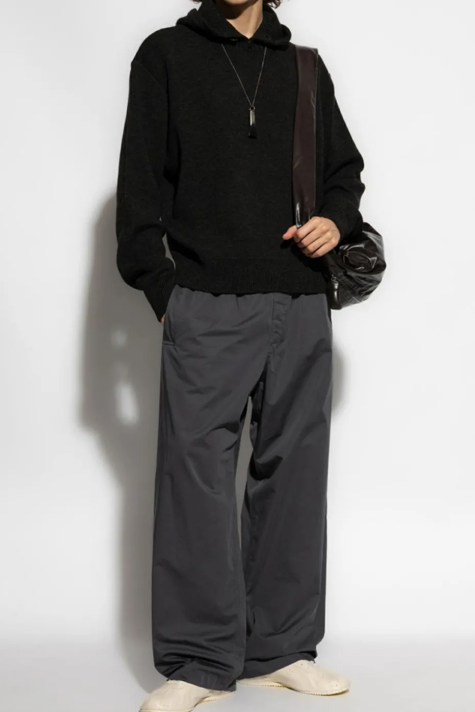 Lemaire GREY Loose-fit cotton trousers