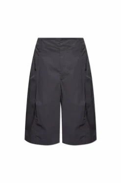 Lemaire GREY Pleated shorts