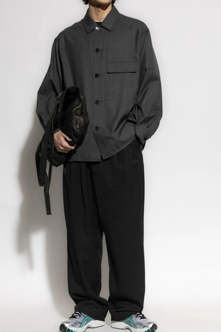Lemaire GREY Wool shirt