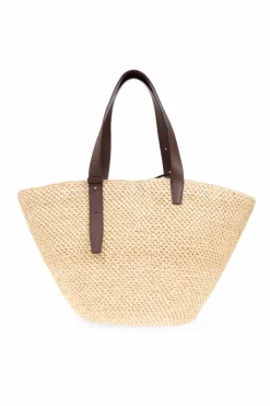 LIÉ STUDIO beige "Bianca" shopper bag