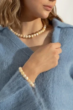 LIÉ STUDIO beige Bracelet 'The Mary'
