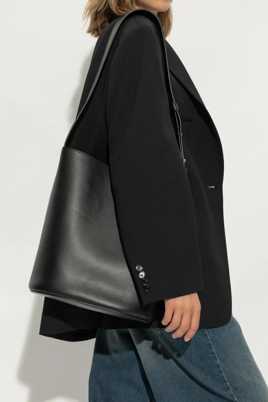 LIÉ STUDIO BLACK ‘The Norma’ shopper bag