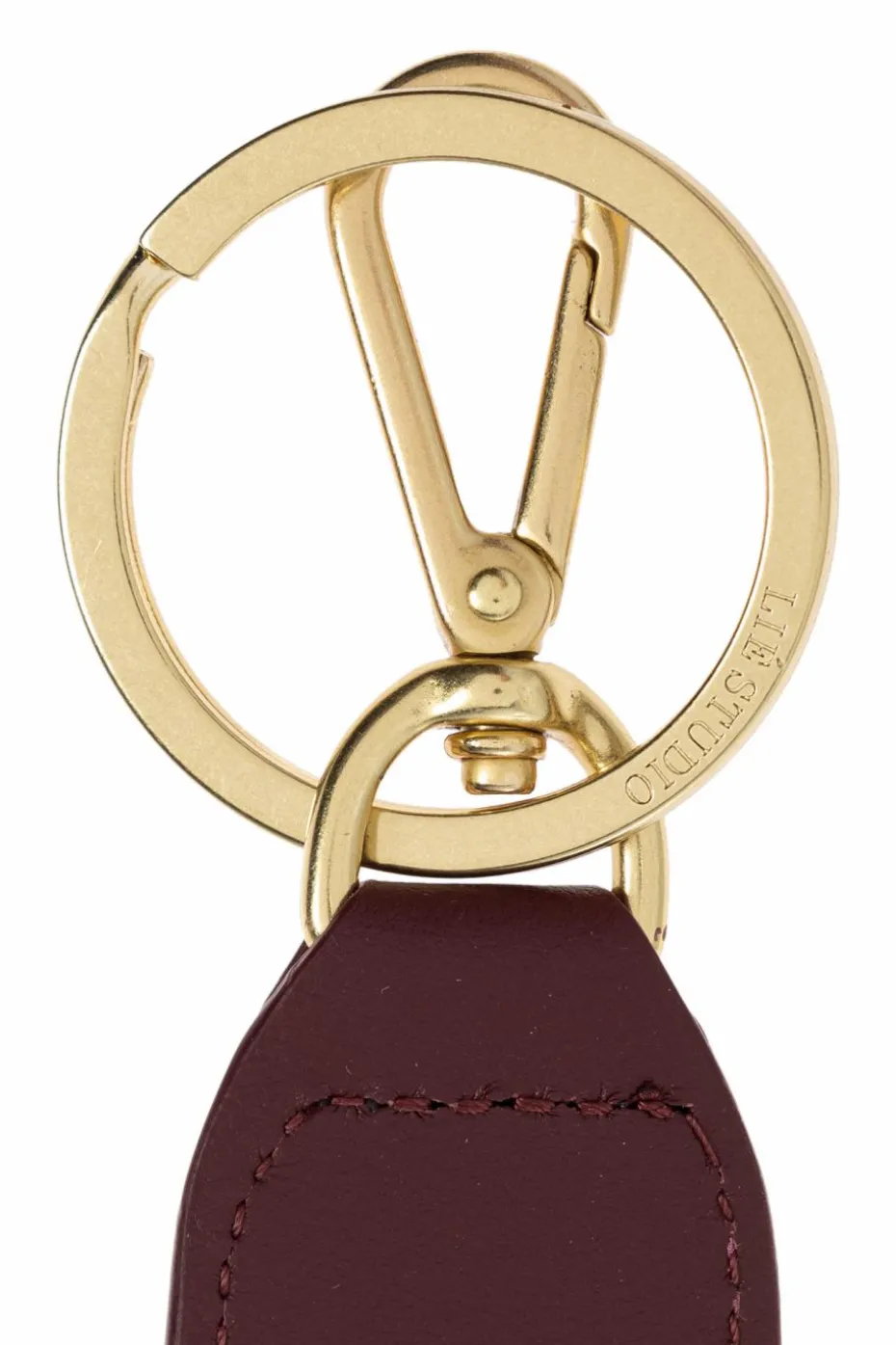LIÉ STUDIO BURGUNDY Keychain "Gaby"