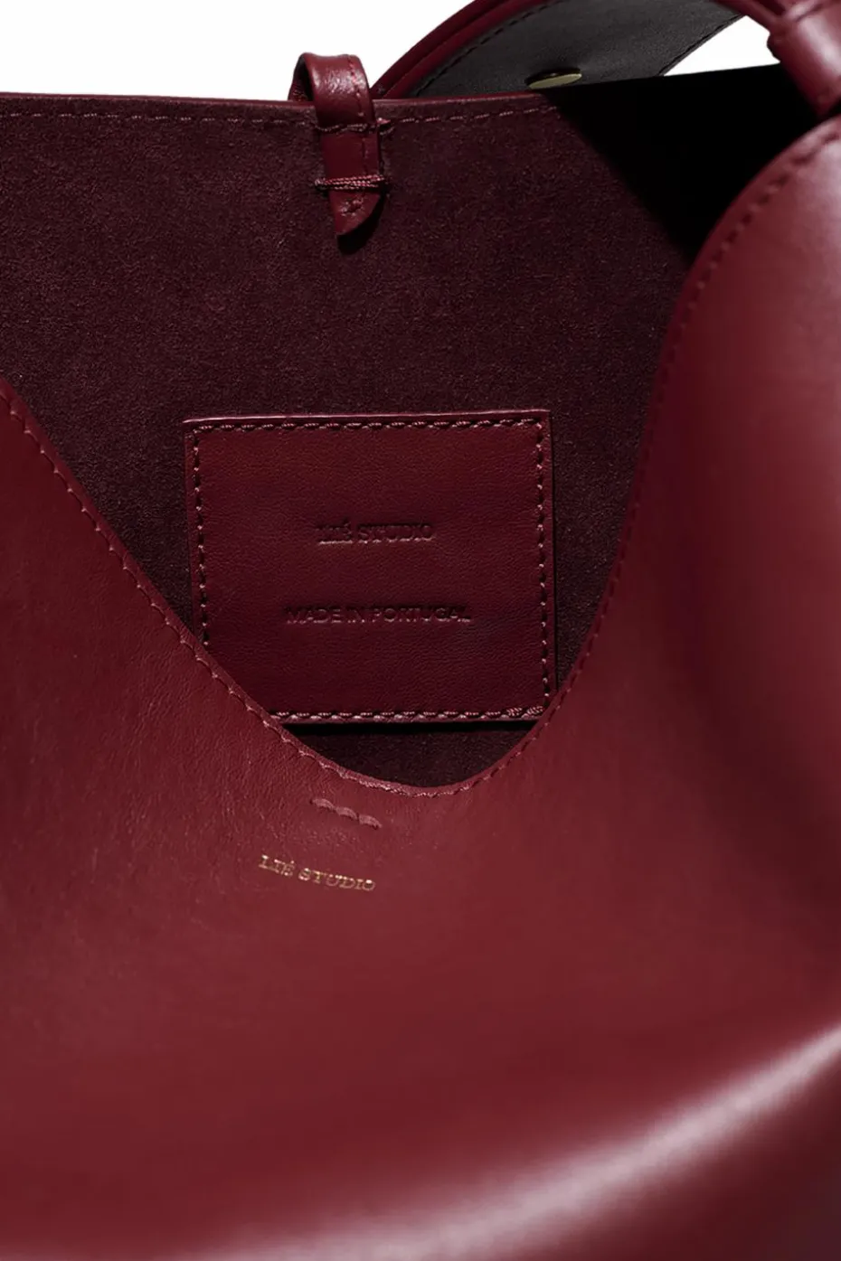 LIÉ STUDIO BURGUNDY Lie Studio 'The Norma' shopper bag