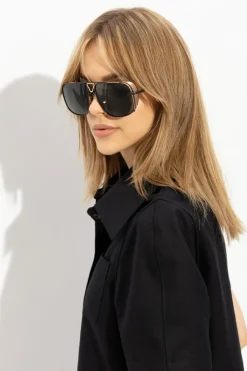 Linda Farrow BLACK ‘Enzo’ sunglasses