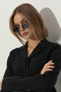 Linda Farrow BLUE Sunglasses
