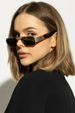 Linda Farrow BROWN Sunglasses