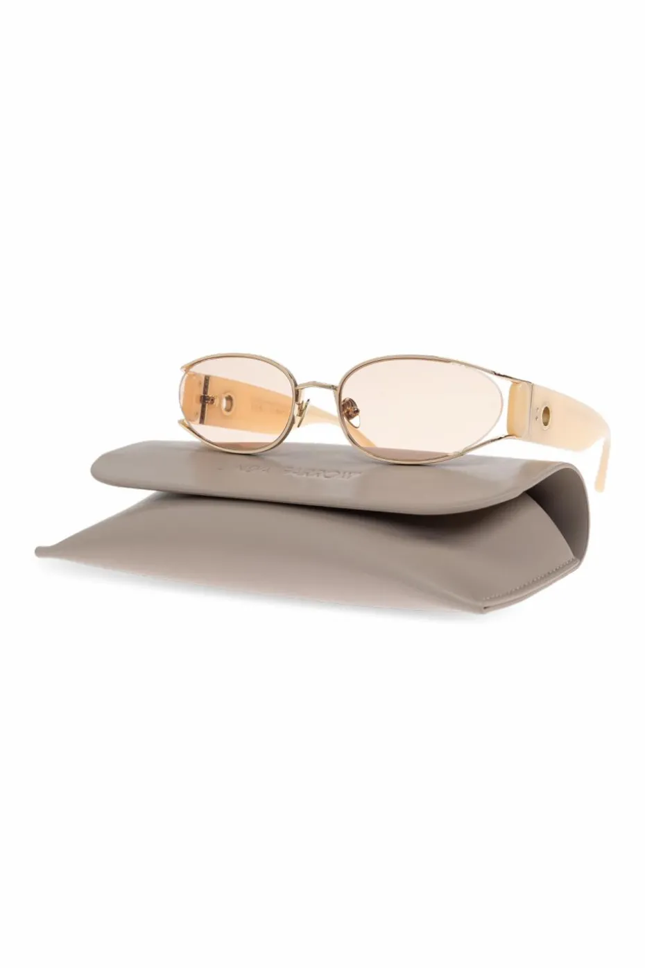 Linda Farrow cream Sunglasses