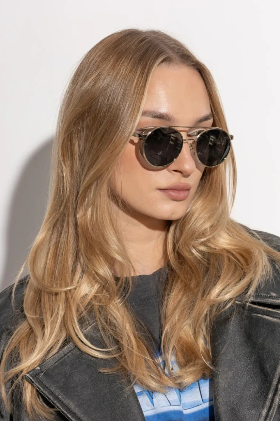 Linda Farrow GOLD Sunglasses