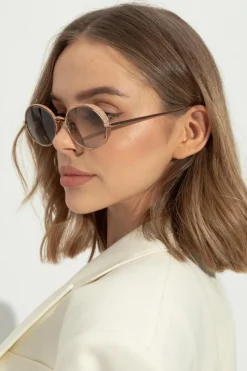 Linda Farrow GOLD Sunglasses