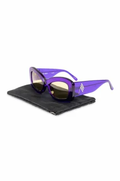 Linda Farrow PURPLE Sunglasses