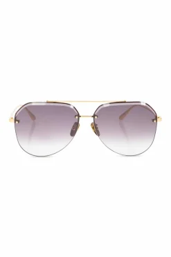 Linda Farrow PURPLE Sunglasses