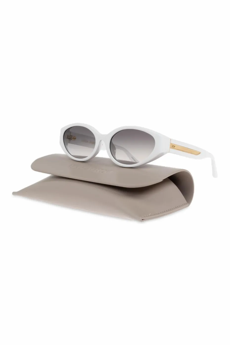 Linda Farrow WHITE Sunglasses