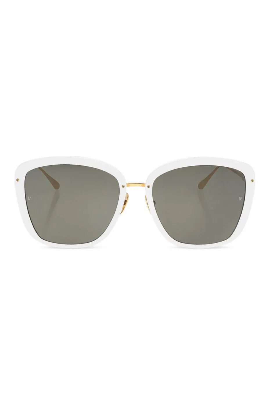 Linda Farrow WHITE Sunglasses