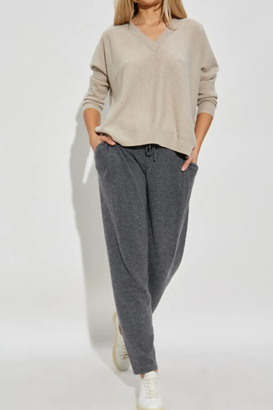 Lisa Yang beige Sweater "Kenny"