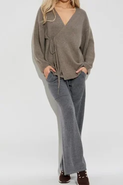 Lisa Yang BROWN Cardigan `Laurina`
