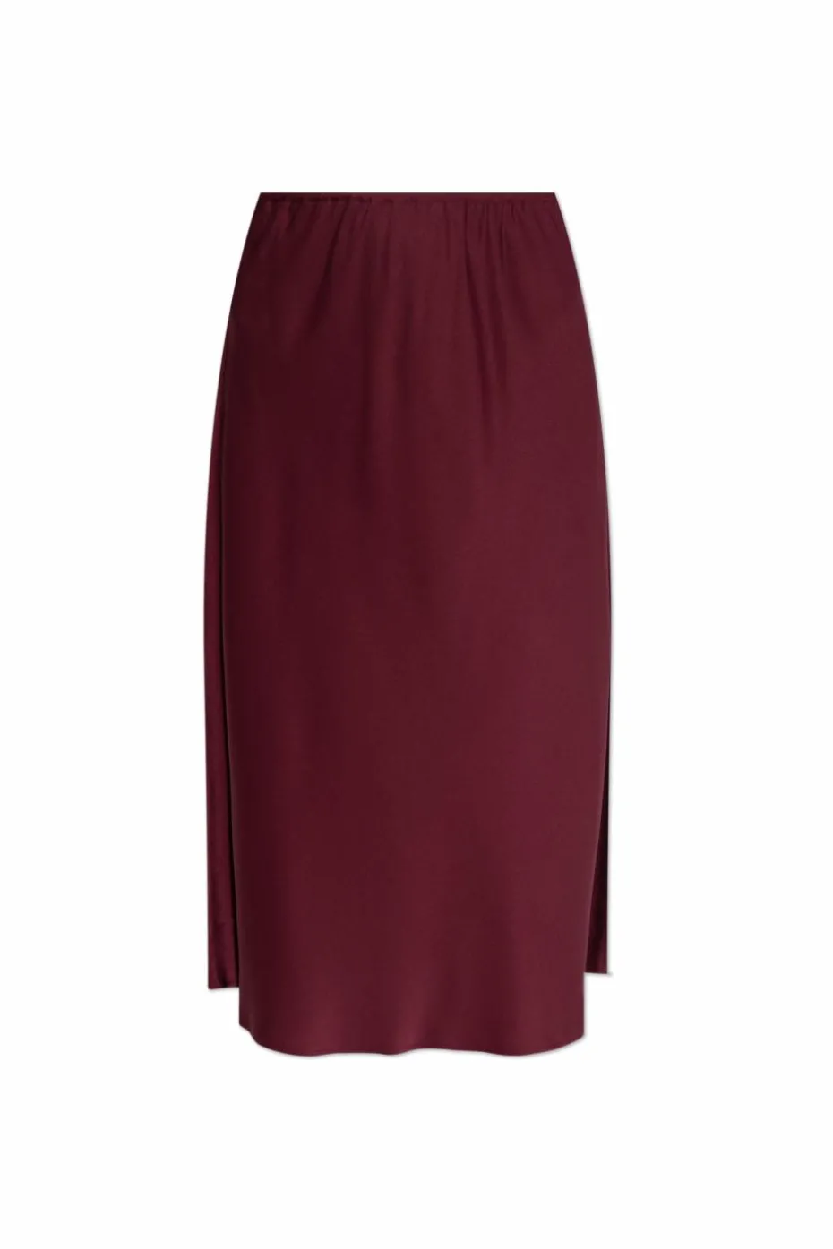 Lisa Yang BURGUNDY Silk Skirt
