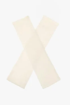 Lisa Yang cream ‘Aspen’ fingerless gloves