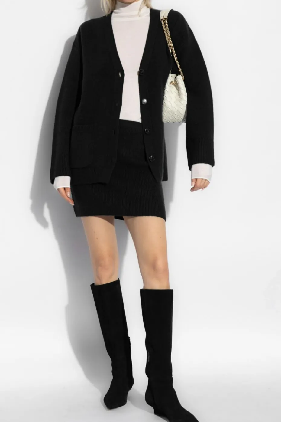 Lisa Yang cream Cashmere Turtleneck
