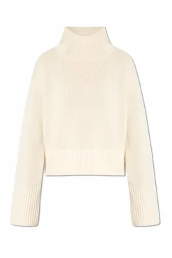 Lisa Yang cream ‘Fleur’ turtleneck sweater
