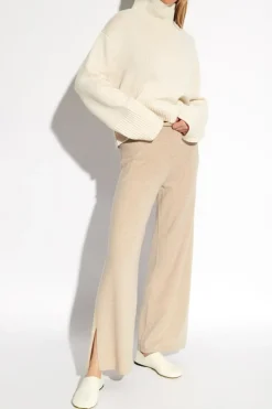 Lisa Yang cream ‘Fleur’ turtleneck sweater